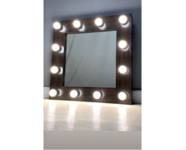 Подвесное гримерное зеркало с контурной подсветкой 60 см
