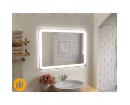 Зеркало с подогревом и подсветкой для ванной комнаты Беллона